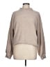 Bershka Solid Tan Turtleneck Sweater Size L - photo 1