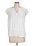 Knox Rose White Short Sleeve Blouse Size L - photo 1