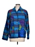 Chico's Design Print Blue Jacket Size Lg (2) - photo 1