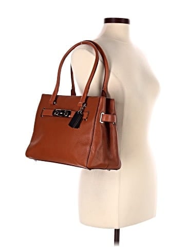 Coach Leather Satchel (view 2)