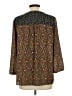 DR2 100% Polyester Brown 3/4 Sleeve Blouse Size L - photo 2