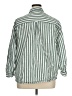 Old Navy Stripes Green Long Sleeve Blouse Size XL - photo 2