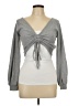 Forever 21 Silver Gray Long Sleeve T-Shirt Size L - photo 1
