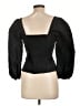 Wilfred 100% Polyester Black 3/4 Sleeve Top Size L - photo 2