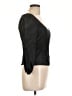 Wilfred 100% Polyester Black 3/4 Sleeve Top Size L - photo 4