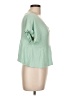 Alya Green Short Sleeve Top Size L - photo 4