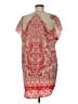 Joe Fresh 100% Polyester Paisley Red Casual Dress Size M - photo 2