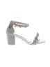 White House Black Market Silver Sandals Size 7 - photo 1