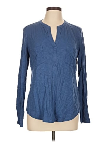 Lilla P Long Sleeve Henley (view 1)
