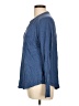 Lilla P Blue Long Sleeve Henley Size L - photo 5