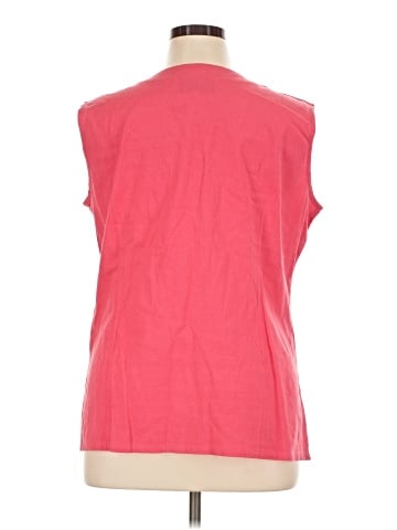 J. Marco Sleeveless Button-Down Shirt (view 2)
