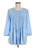 Banana Republic 100% Polyester Blue 3/4 Sleeve Blouse Size M - photo 1