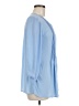 Banana Republic 100% Polyester Blue 3/4 Sleeve Blouse Size M - photo 4