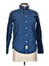Ralph Lauren Paisley Blue Long Sleeve Button-Down Shirt Size L - photo 1