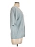 Ella Moss Gray 3/4 Sleeve Top Size L - photo 4
