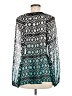 Karen Kane 100% Polyester Teal Long Sleeve Blouse Size M - photo 2