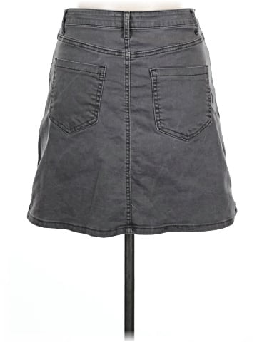 Listicle Denim Skirt (view 2)