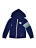 Xersion Hearts Blue Zip Up Hoodie Size 4 - 5 - photo 1