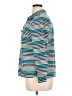 NY Collection Stripes Teal Long Sleeve Blouse Size XL (petite) - photo 5