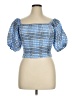 Lulus 100% Polyester Blue 3/4 Sleeve Blouse Size XL - photo 1
