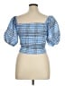 Lulus 100% Polyester Blue 3/4 Sleeve Blouse Size XL - photo 2