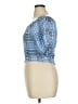Lulus 100% Polyester Blue 3/4 Sleeve Blouse Size XL - photo 5