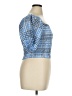 Lulus 100% Polyester Blue 3/4 Sleeve Blouse Size XL - photo 4