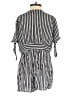 Audrey 3+1 100% Rayon Stripes Gray Romper Size L - photo 2
