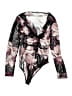 Charlotte Russe Black Long Sleeve Blouse Size M - photo 1
