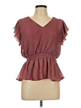 E&M Collection Short Sleeve Blouse
