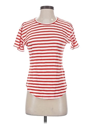 Madewell Whisper Cotton Crewneck Tee in Joey Stripe (view 1)
