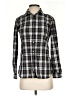 J.Crew 100% Cotton Plaid Black Long Sleeve Button-Down Shirt Size 0 - photo 1