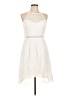Iz Byer Ivory Cocktail Dress Size 11 - photo 1