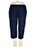 Woman Within Solid Blue Active Pants Size 22 (1X) - photo 1
