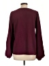 MTS Burgundy Long Sleeve Blouse Size L - photo 2