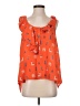 Maeve 100% Polyester Orange Sleeveless Blouse Size 4 - photo 1