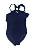 Magicsuit Solid Blue One Piece Swimsuit Size 10 - photo 1