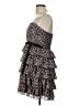 Forever 21 Floral Black Cocktail Dress Size L - photo 5