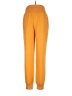K. Jordan 100% Polyester Solid Yellow Casual Pants Size M - photo 2