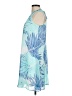 Calvin Klein 100% Polyester Tropical Blue Casual Dress Size 8 - photo 5