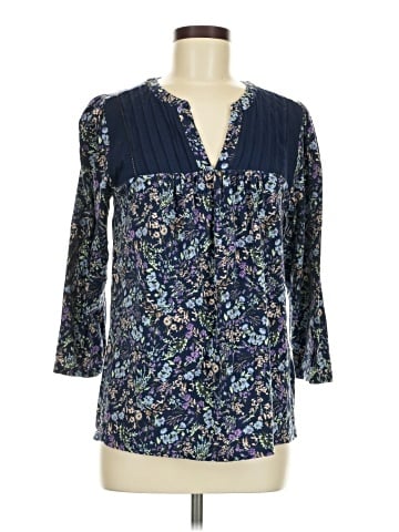 Lands' End 3/4 Sleeve Blouse (view 1)