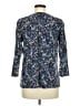 Lands' End Blue 3/4 Sleeve Blouse Size M - photo 2