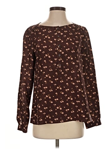 Lands' End Canvas Long Sleeve Blouse (view 1)