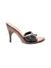 Enzo Angiolini 100% Leather Brown Heels Size 6 - photo 1