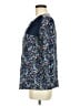 Lands' End Blue 3/4 Sleeve Blouse Size M - photo 5