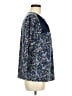 Lands' End Blue 3/4 Sleeve Blouse Size M - photo 4