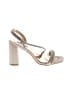Badgley Mischka Silver Sandals Size 8 1/2 - photo 1