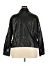 Old Navy Black Faux Leather Jacket Size XXL - photo 2