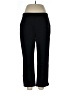 Susan Graver Solid Black Casual Pants Size L - photo 1