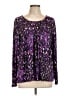 TanJay Purple Long Sleeve Blouse Size L - photo 1
